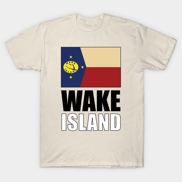 Flag of Wake Island T-Shirt by KewaleeTee
